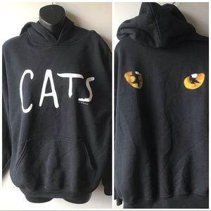 Vintage 1981 RARE original collectible Cats The musical hoodie sweater